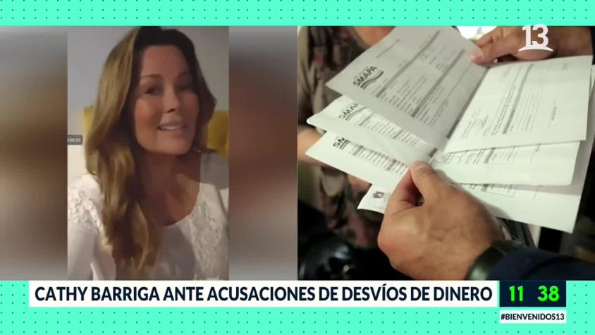 Cathy Barriga respondió a las acusaciones de desvío de dinero