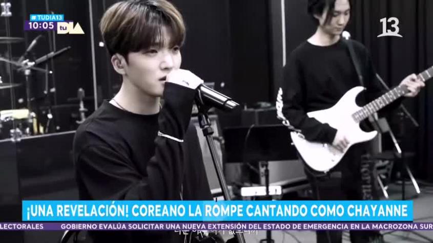 ¡Una revelación! Coreano la rompe cantando como Chayanne