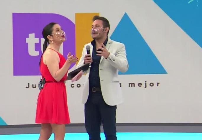 Francesco Gazzella mostró sus encantos en italiano 