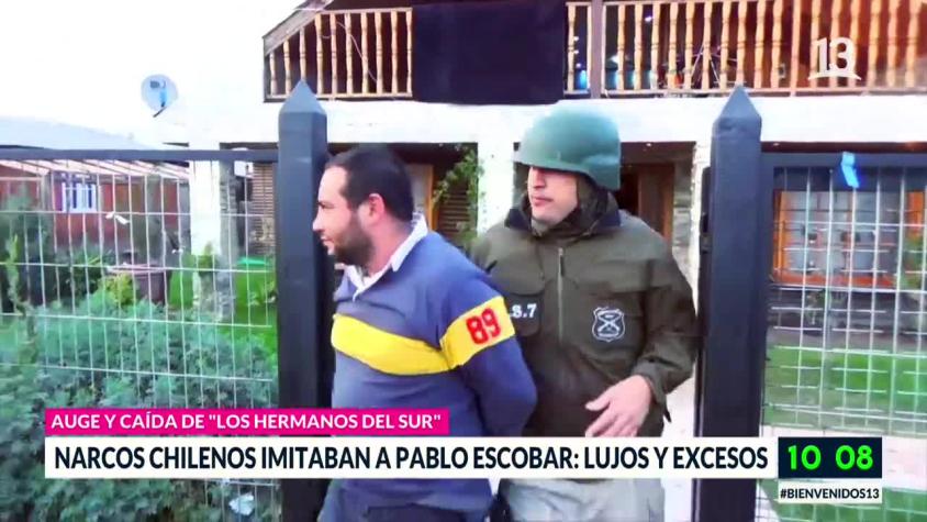 Lujos y excesos: Narcos chilenos imitaban a Pablo Escobar
