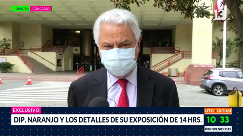 Diputado Naranjo quedó sin voz tras larga exposición en el Congreso 