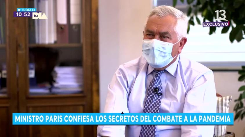 Ministro Paris reveló el monto de la inversión de Chile en vacunas