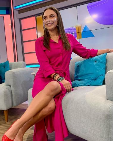 Ángeles Araya es sorprendida por su hija en estudio de Tu Día 