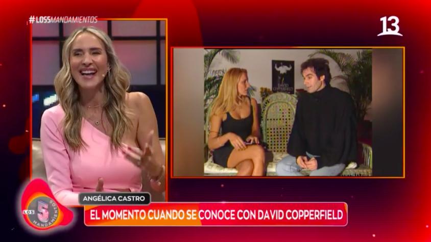 Angélica Castro tuvo una mágica cita con David Copperfield