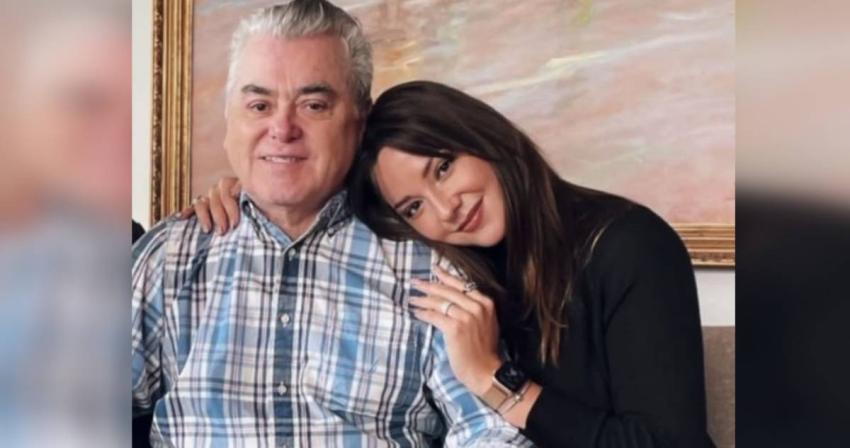 Kel Calderón celebró la navidad con su padre en la clínica