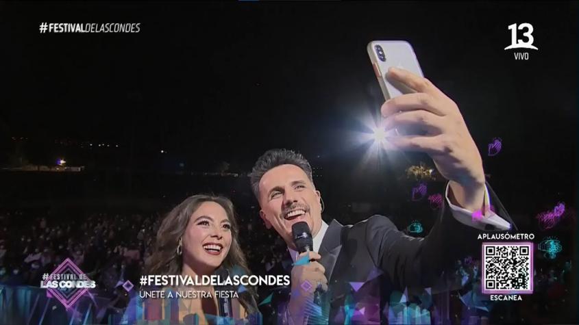 Así fue la primera selfie del Festival de Las Condes