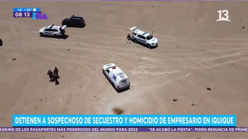 Detienen a sospechoso de secuestro y homicidio de comerciante en Iquique 