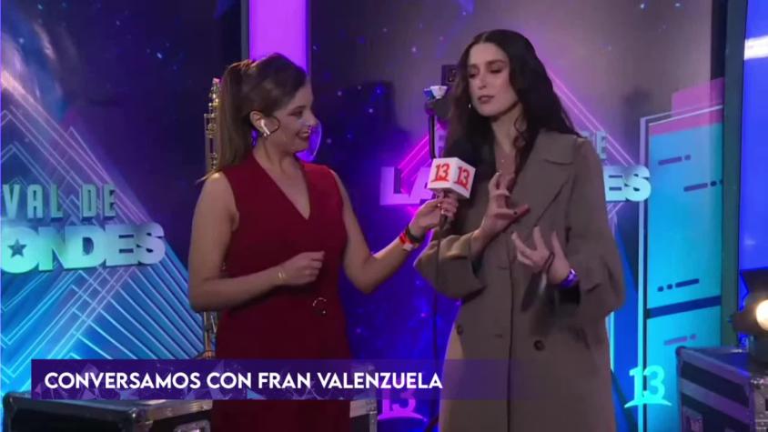 Francisca Valenzuela adelantó su show en el Festival de Las Condes 
