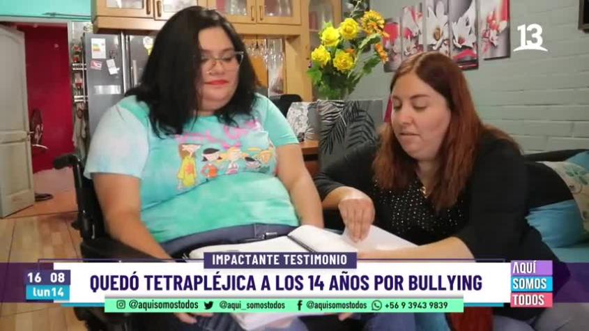 Impactante testimonio de joven que sufrió de bullying: quedó tetrapléjica a los 14 años