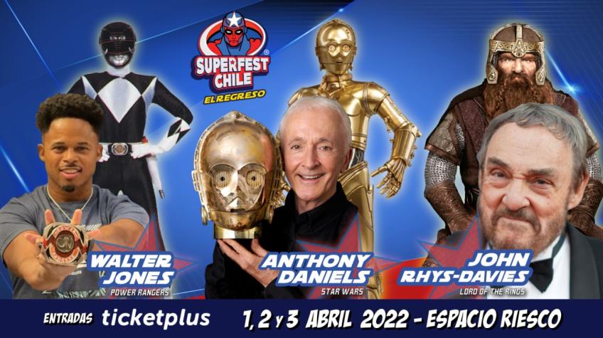 Superfest Chile 2022: "C-3PO" de Star Wars y grandes invitados se tomarán la cita