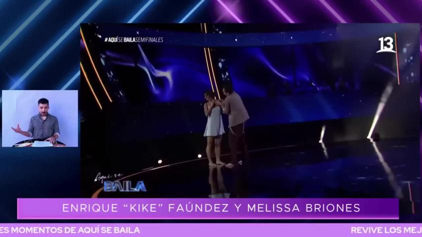 ¡Casi perfecto! Kike Faúndez y Melissa Briones deslumbraron al jurado con su baile