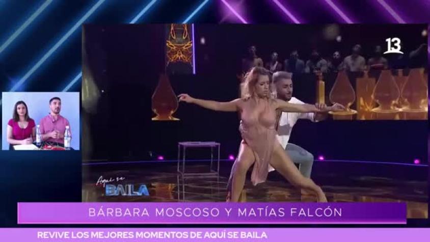 Con un interesante mensaje: Barbara Moscoso y Matías Falcón conectaron en su baile