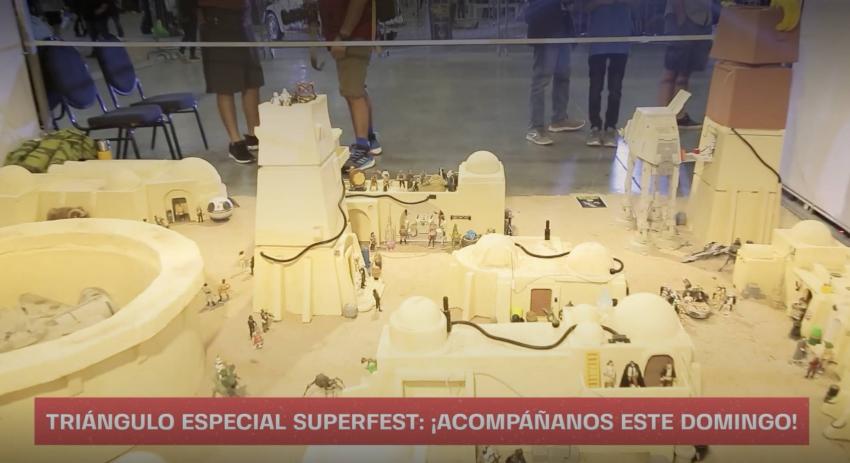Diorama de Star Wars causó furor en Superfest 
