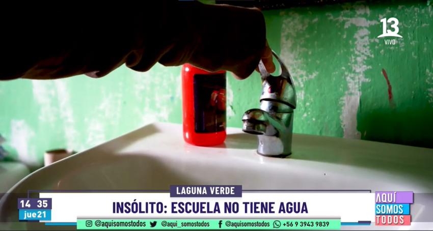 De no creer: Escuela en Laguna Verde no cuenta con agua potable para sus alumnos