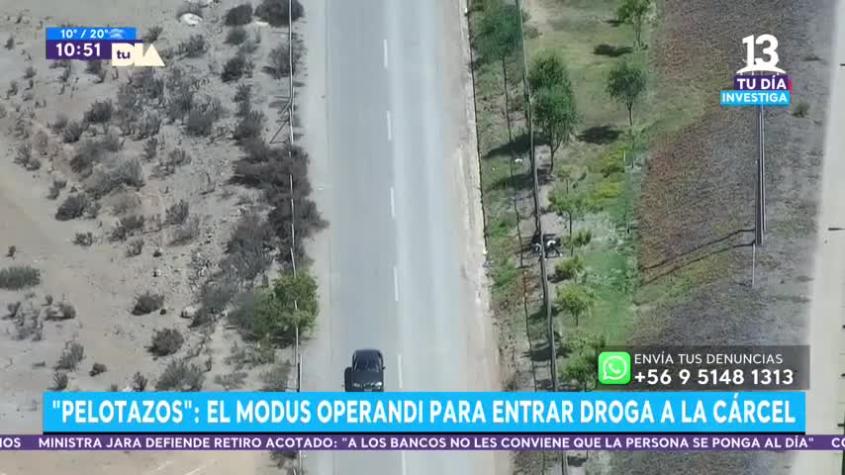 "Pelotazos": El modus operandi para entrar droga a la cárcel