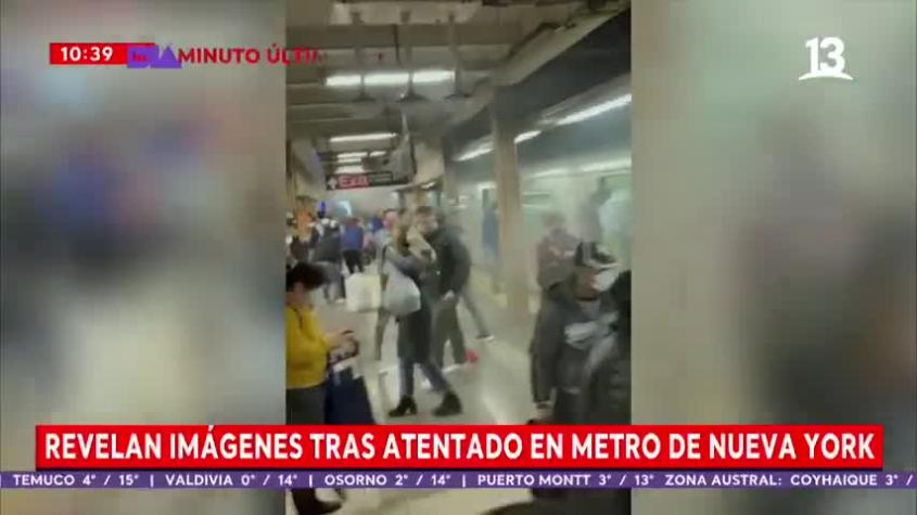 Revelan impactantes imágenes tras tiroteo en Metro de Nueva York
