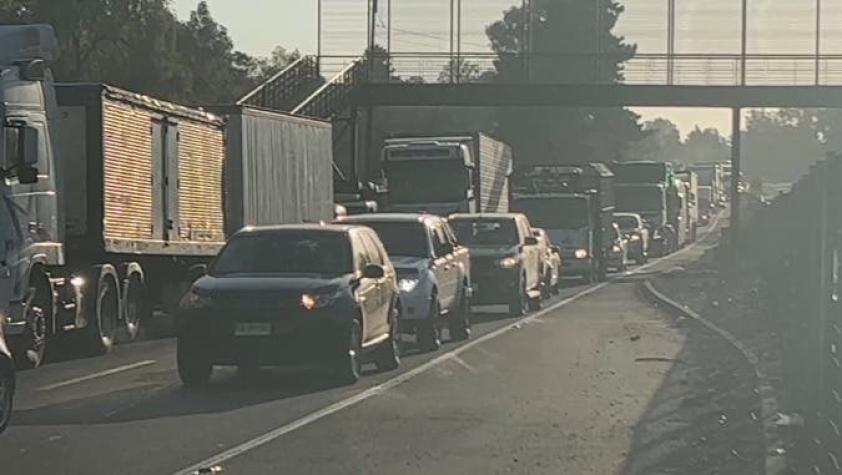 "Conductores se empezaron a quedar dormidos": taco kilométrico en Ruta 5 Sur