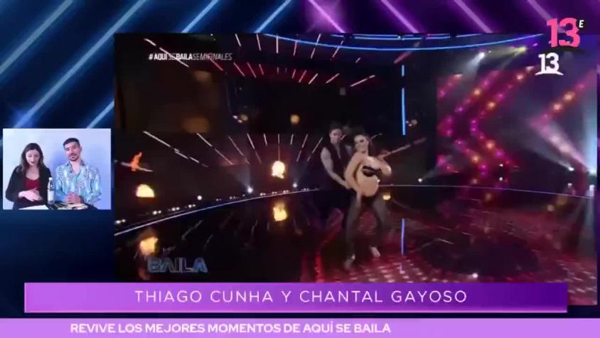 ¡Una sensual presentación! Thiago y Chantal dieron todo en el escenario
