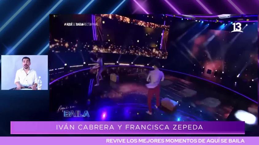 Iván Cabrera no impresionó al jurado con su baile de reconocida canción nacional