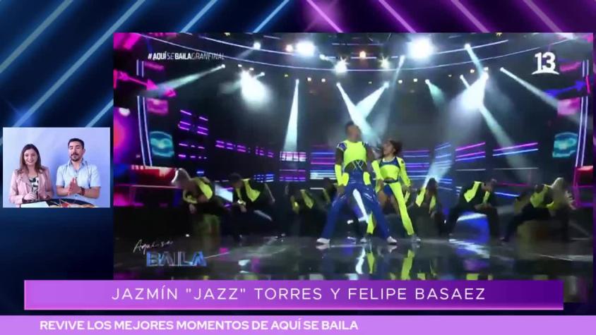 Jazz Torres bailó al ritmo del reggaetón en su última presentación en "Aquí se baila"