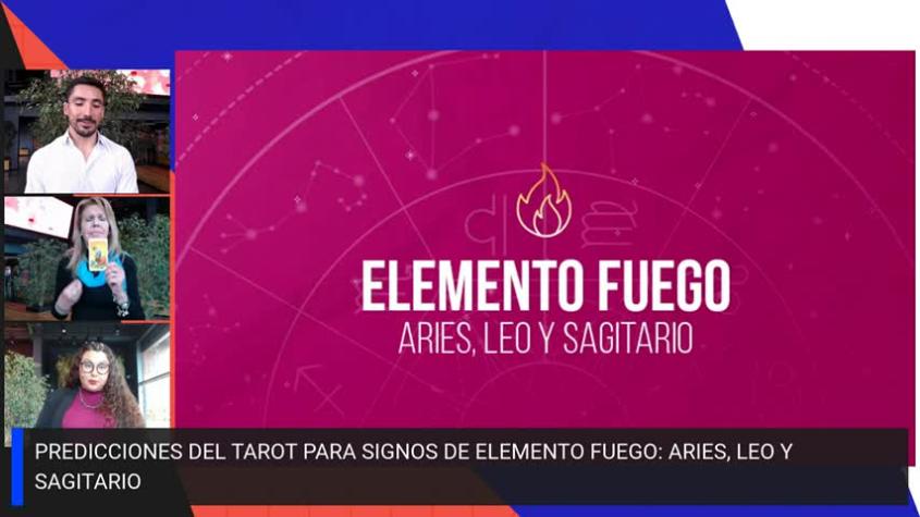 Predicciones del tarot para signos del elemento fuego: Aries, Leo y Sagitario