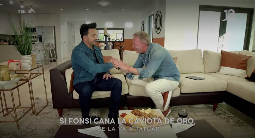 La promesa que le hizo Luis Fonsi a Martín Cárcamo para cuando vuelva al Festival de Viña