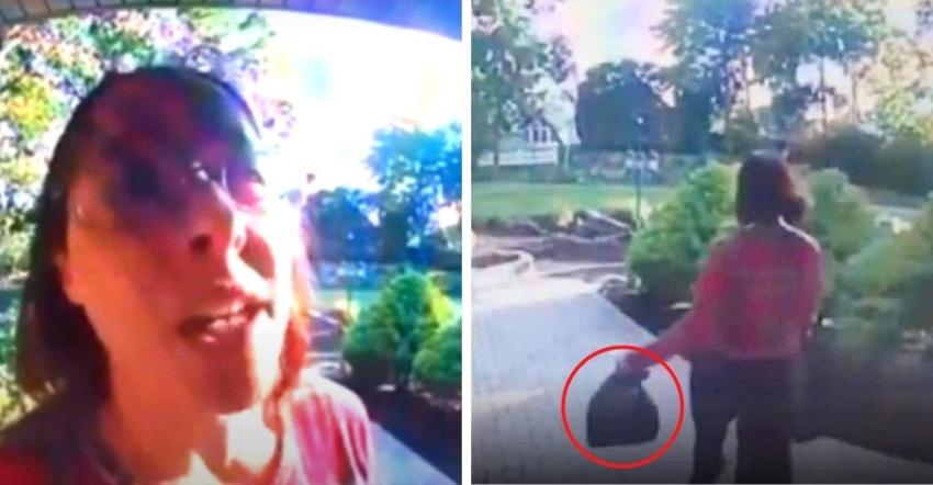 ¿Exageró? Repartidora de delivery se aburrió de la poca propina y se quedó con el pedido de un cliente