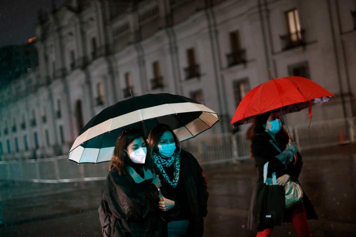 ¿A sacar el paraguas? Pronostican lluvias para la noche de este miércoles en Santiago