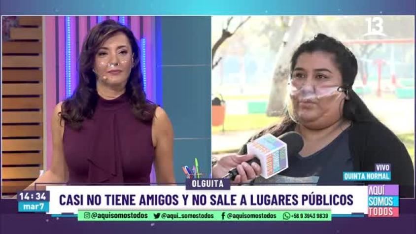 “Hace dos años no me miro al espejo”, Olga y su problema de autoestima