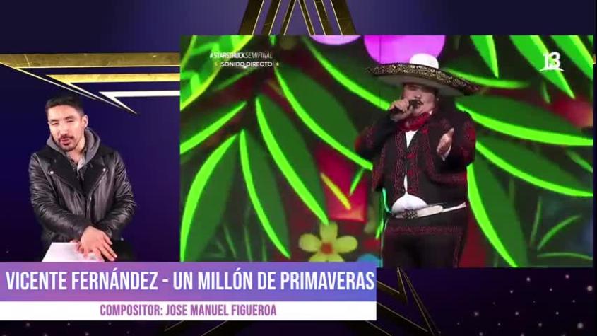 Team Vicente Fernández: Cristofer Mera emocionó al jurado con "Un millón de primaveras"
