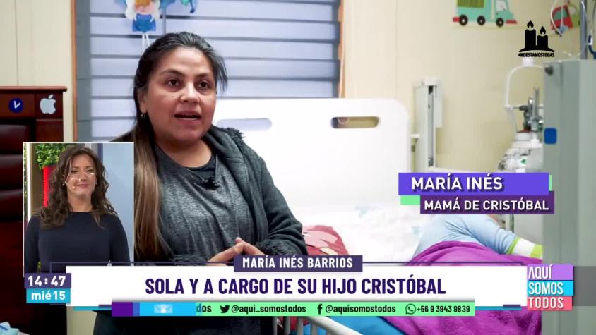 Estuvimos con María Inés y su hijo Cristóbal, que tiene necesidades especiales.