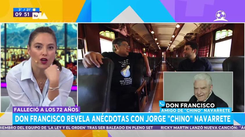 Don Francisco revela anécdotas con Jorge "Chino" Navarrete