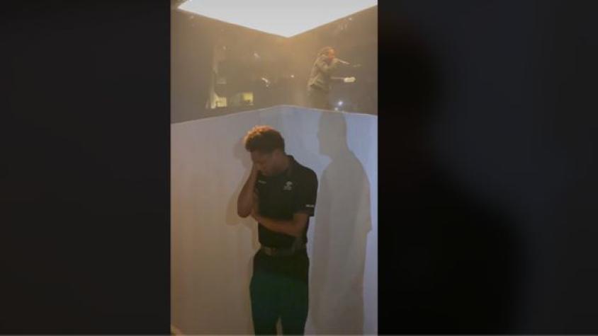 Guardia de seguridad es captado llorando durante concierto de Kendrick Lamar