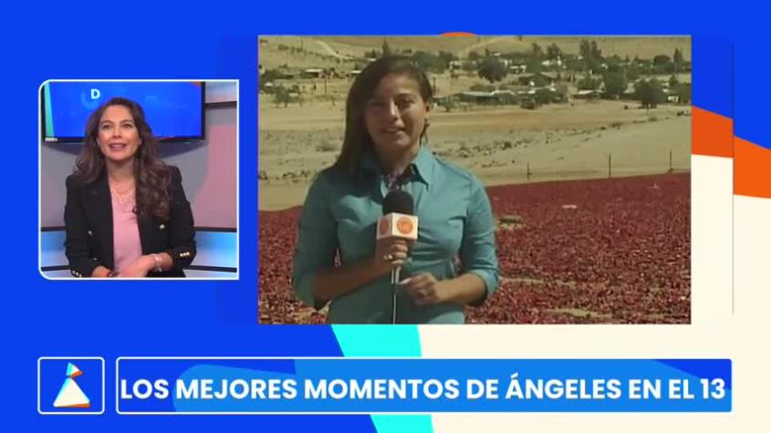 Ángeles Araya recordó sus mejores momentos en Canal 13