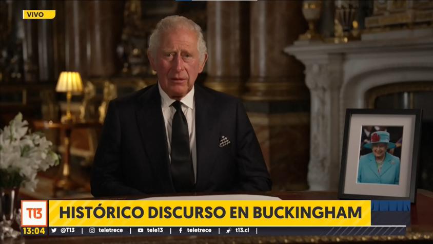 "Hizo sacrificios": Así fue el primer discurso del rey Carlos III 
