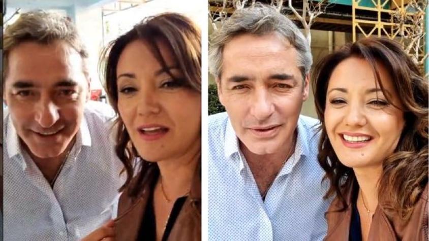 Priscilla Vargas le da la bienvenida a José Luis Repenning a Canal 13