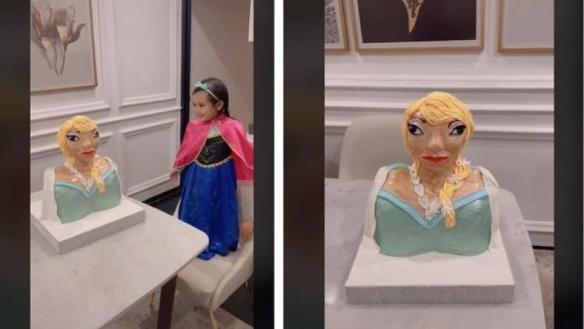 “Quedó traumatizada”: Pidieron una torta de “Frozen” para su hija y resultado se vuelve viral