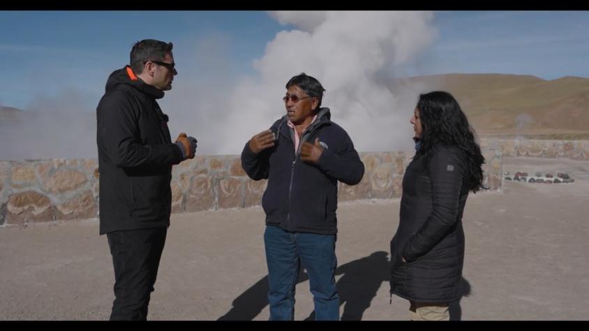 "Lugares que hablan" descubrirá los pueblos del Salar de Atacama: Por primera vez en los Geysers del Tatio