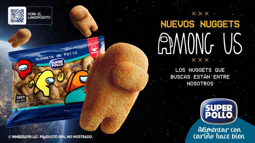 Super Pollo lanza un Nugget de Among Us al espacio