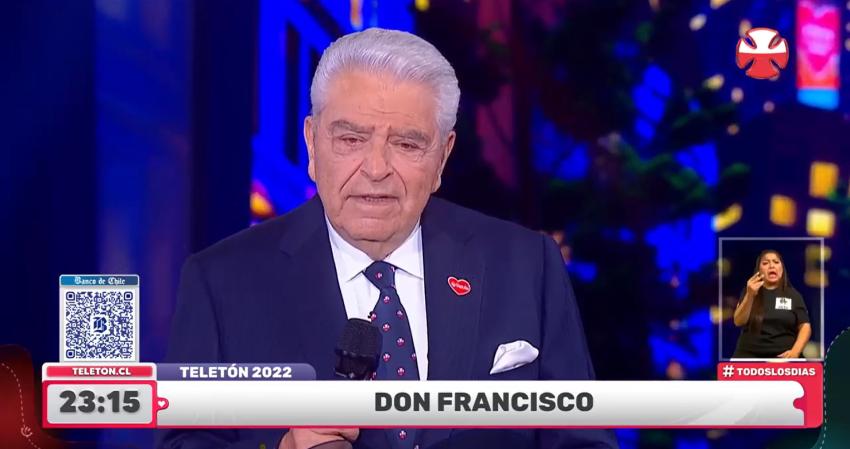 "Es necesaria una nueva generación": El primer discurso de Don Francisco en Teletón 2022