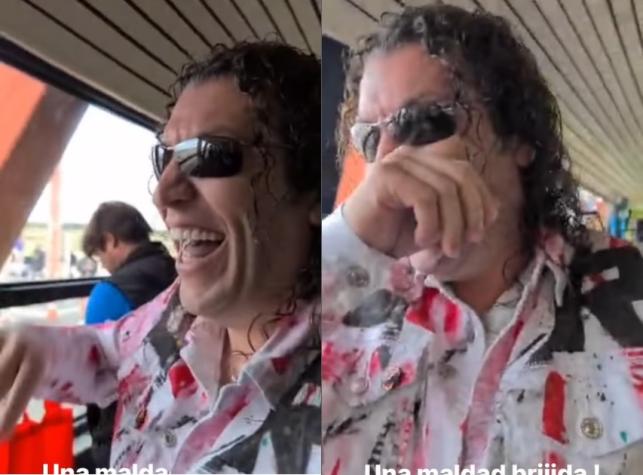 "Una maldad brigida": Leo Rey sorprendió con broma a pasajeros en aeropuerto de Chiloé