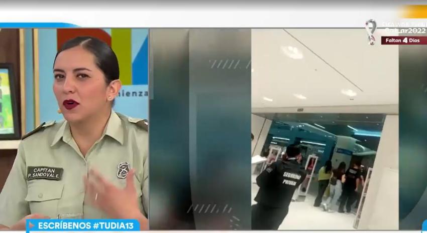 Mujer denuncia que la amenazaron con arma al interior de mall