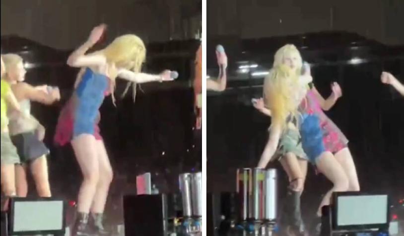 Registro muestra caída de cantante en el Music Bank: debieron detener el evento