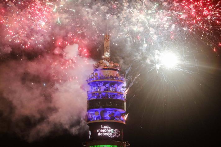 Se cancela show de fuegos artificiales en la Torre Entel