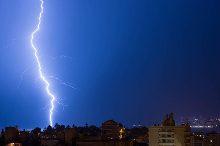 Emiten aviso por probables tormentas eléctricas para Año Nuevo