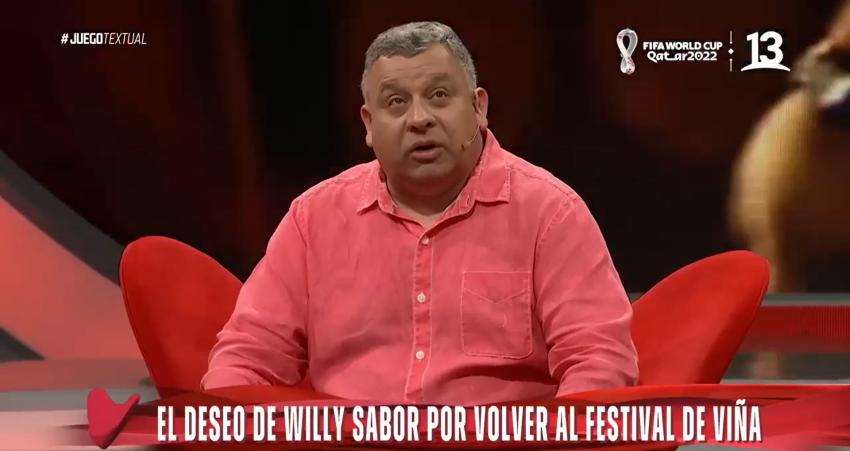 "Me gustaría...": Willy Sabor habló sobre un posible regreso al Festival de Viña