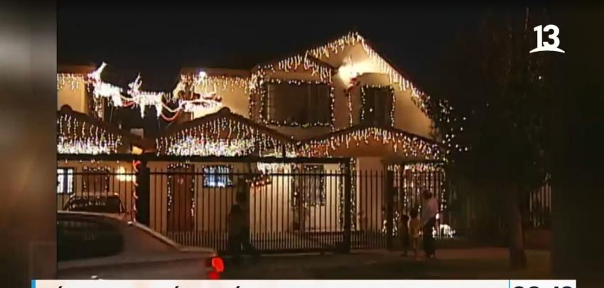 En una casa de La Cisterna está el verdadero espíritu navideño