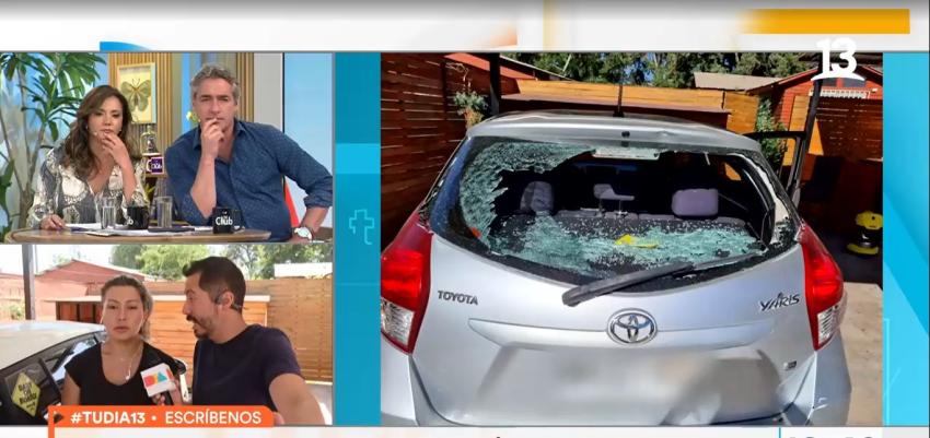 Violento ataque de motoristas a mujer en Lampa