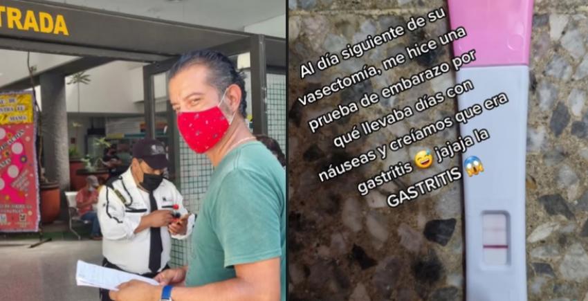 Hombre se realizó vasectomía y su esposa dio la noticia de que estaba embarazada al día siguiente