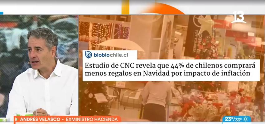 Andrés Velasco explica cómo inflación podría afectar esta Navidad